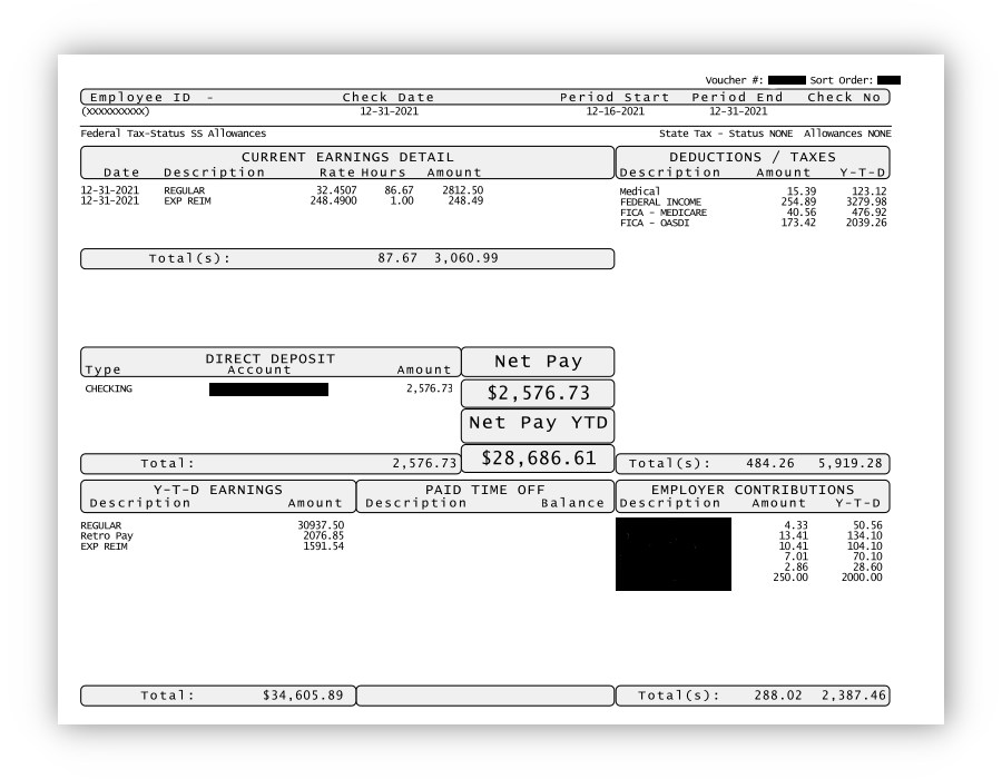 What Is A Pay Stub A Guide Omnipresent